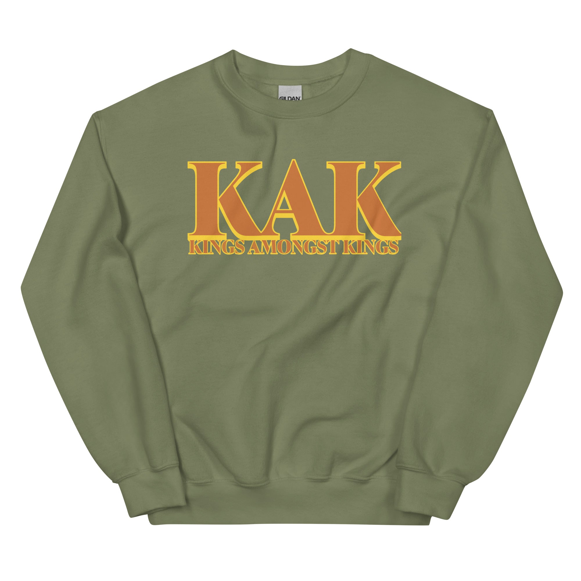 Gold and brown Unisex Sweatshirt