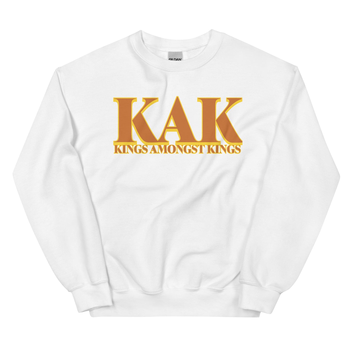 Gold and brown Unisex Sweatshirt