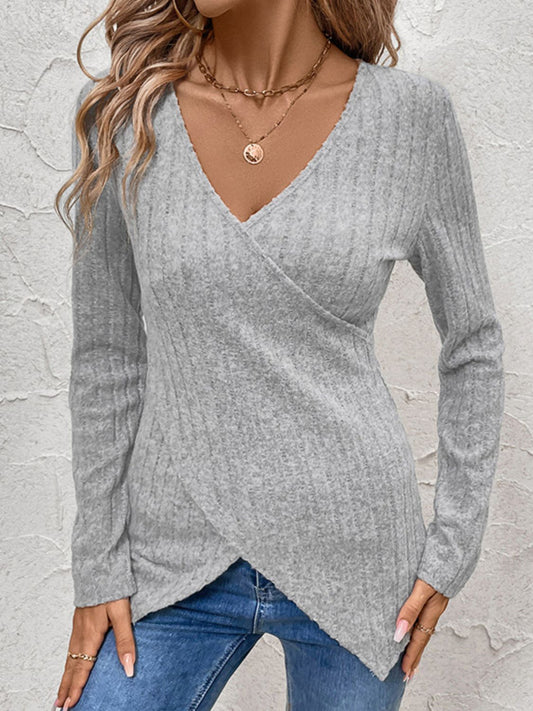 Perfect Surplice Long Sleeve T-Shirt