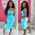 Pleated Sexy Spicy Girl Set