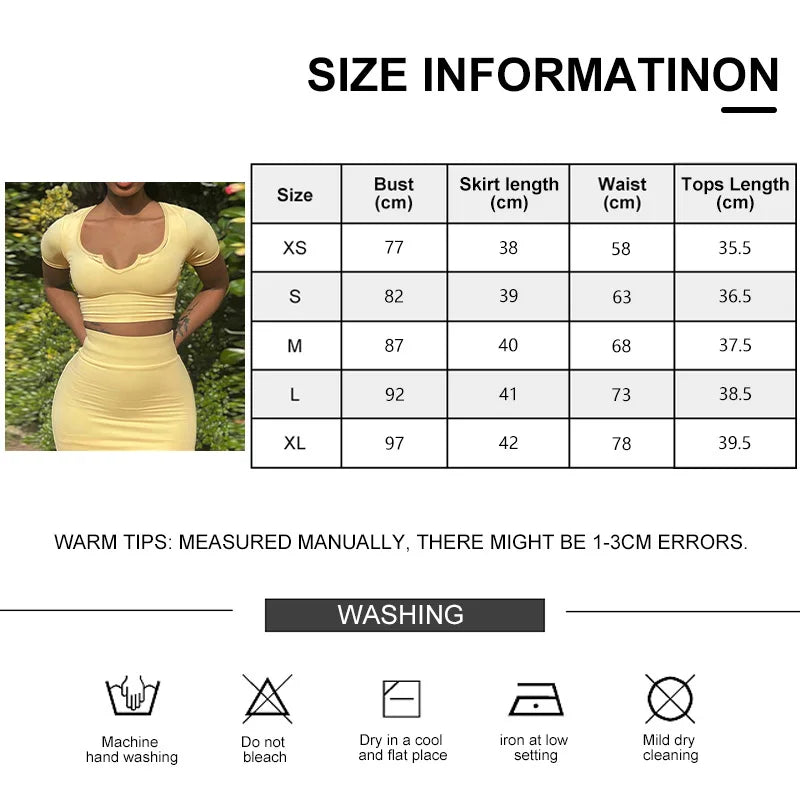 Neck Slim Fit Crop Top Short Skirt Running Yoga Sportswear