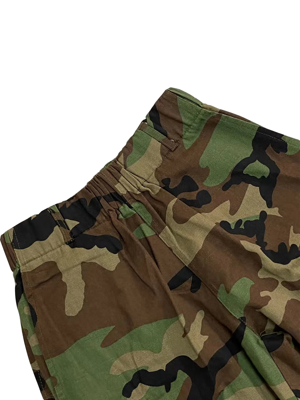 Waist Printed Camo Multi Pocket Casual Women's Shorts