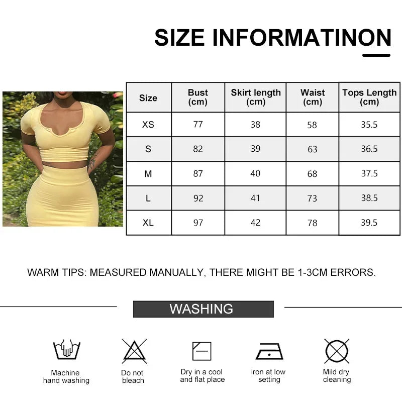 Neck Slim Fit Crop Top Short Skirt Running Yoga Sportswear