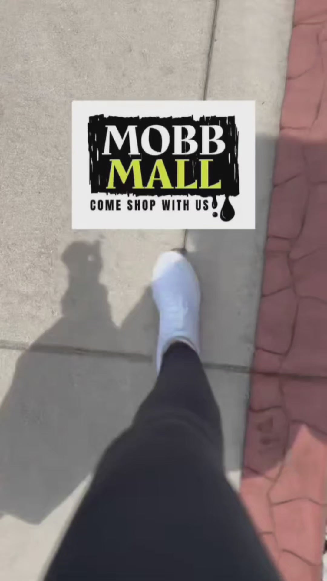 MobbMall logo on shopping sign