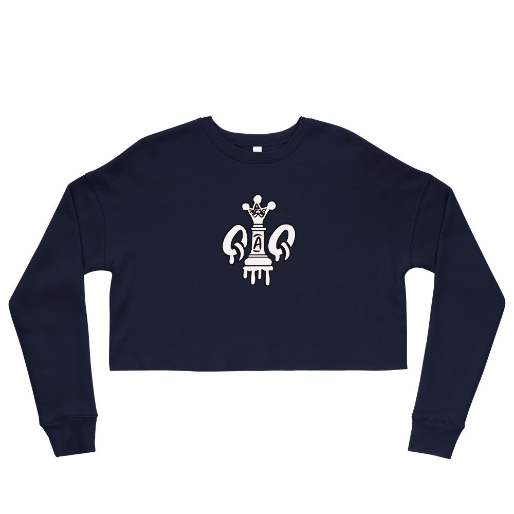 Queens Amongst Queens Crop Sweatshirt