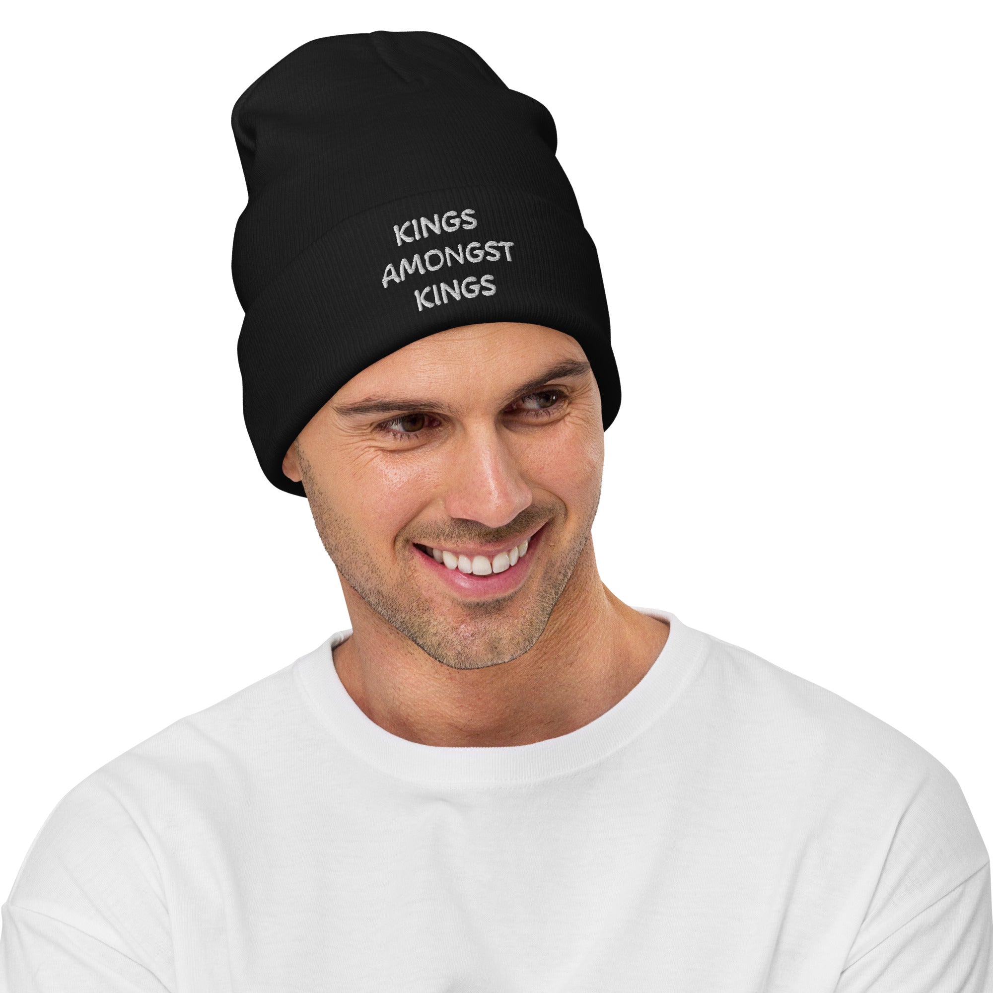 KINGS AMONGST KINGS Embroidered Beanie - MobbMall