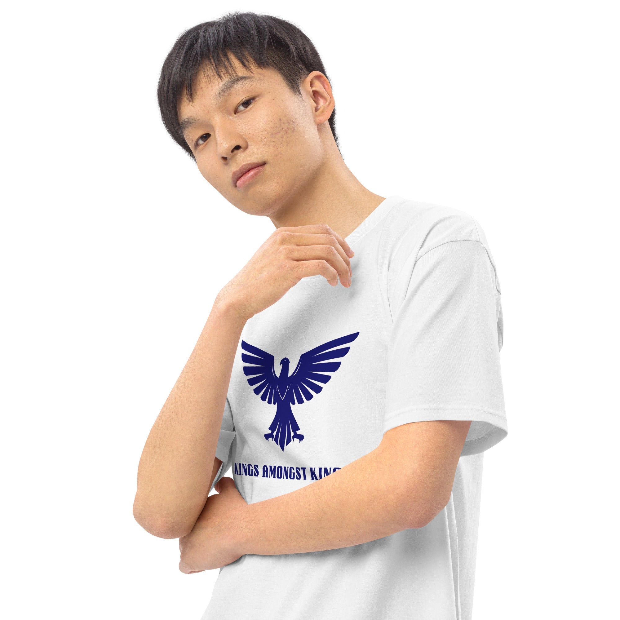 Midnight Blue Men’s premium heavyweight tee - MobbMall