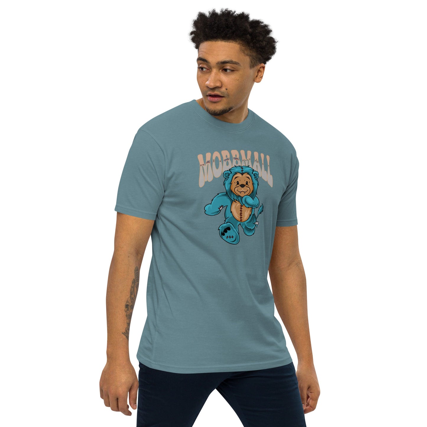 MOBB BEAR Men’s premium heavyweight tee - MobbMall