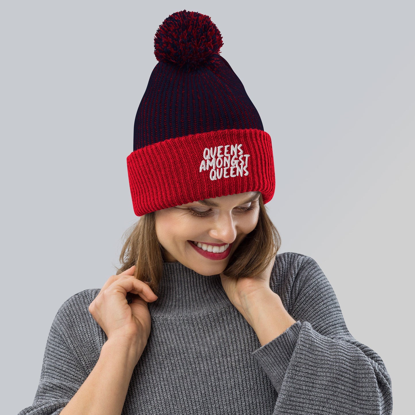 QAQ Pom-Pom Beanie - MobbMall
