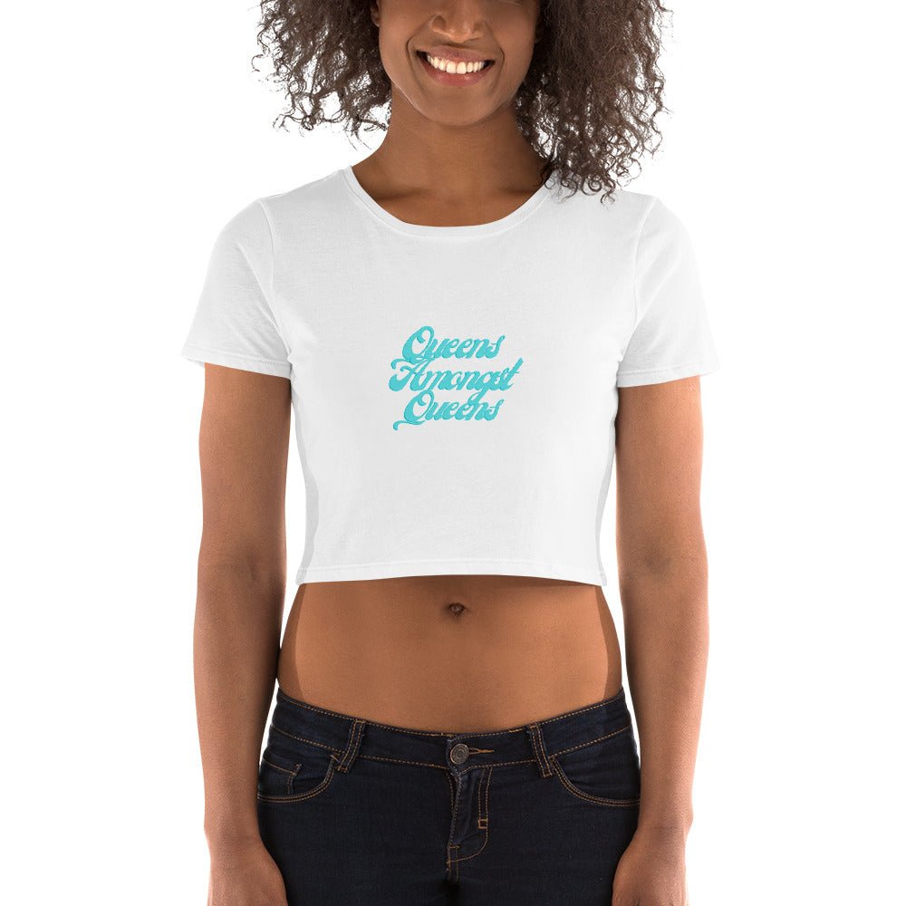 Queens Amongst Queens Women’s Crop Tee - MobbMall