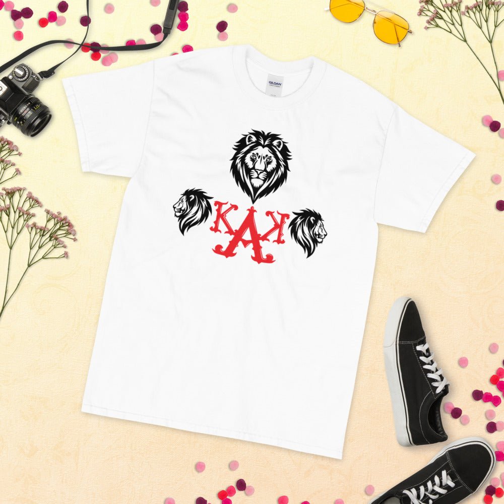 Red and Black Short Sleeve T-Shirt - MobbMall